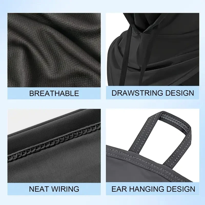 360 Degree Lightweight Cooling Hood Sun Protection Shroud Mask,  for Outdoor Activities, Fishing, Surfing, Swimming, image 4