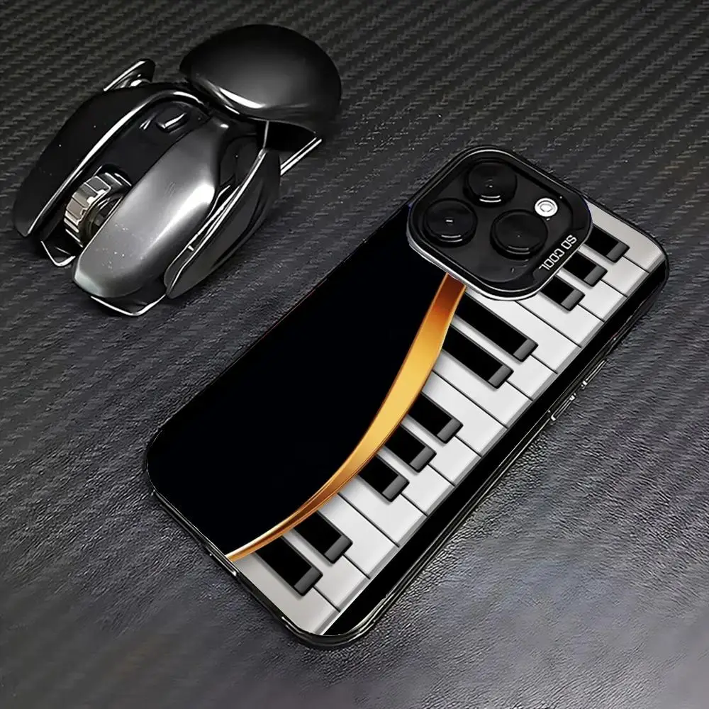 

This piano pattern phone case is suitable for iPhone 17 16 15 14 13 12 11 Pro/Max/Plus anti drop and shockproof back cover