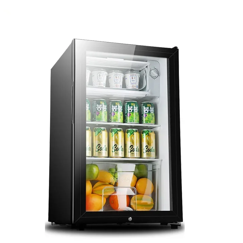 BC-90L Wine cabinet ice bar office living room home hotel single door small refrigerator tea beverage freezer