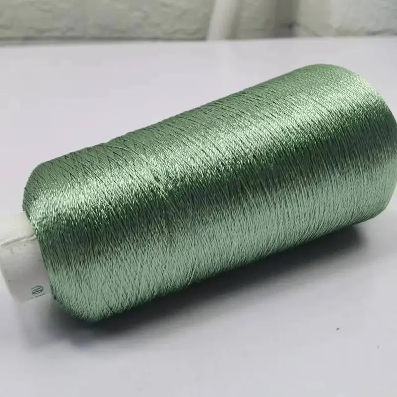 

250g 2000Meter Mulberry Silk Yarn Hand Knitting Mercerized Yarn To Embroidery Machine Knitting Line 8# Lace Yarn To Crochet