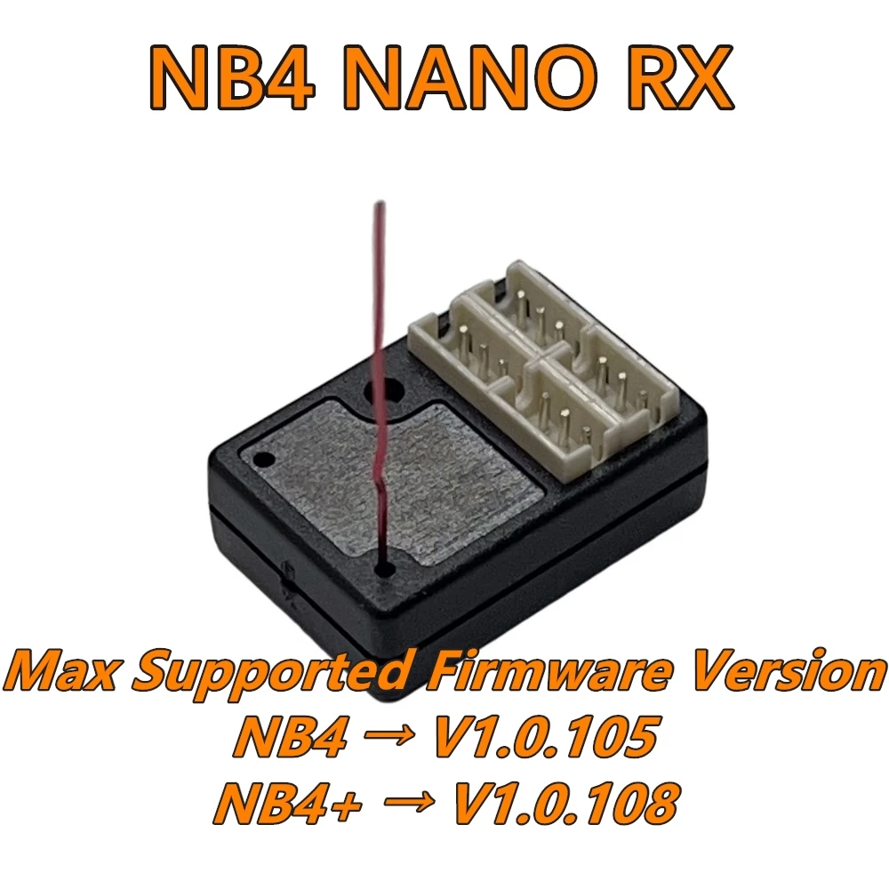 

FLYSKY Noble NB4 Совместимый с 2,4 ГГц AFHDS3 Micro 4-канальный приемник Приемник для третьих вечеринок — максимальная поддержка прошивки: NB4 V1.0.105/NB4+ V1