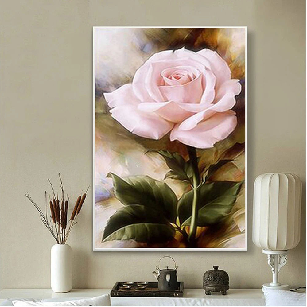 

5D Diy Round Square Drill Diamond Painting Flowers Cross Stitch Kits Mosaic Full Diamond Embroidery Peony Christmas GiftsZP-2698