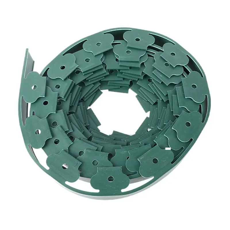 

【FLASH-SALE!】Yard Edging Fencing 5X5cm 10M Landscape Edging Length No Digging Garden Edging Kit Includes 30 Spikes