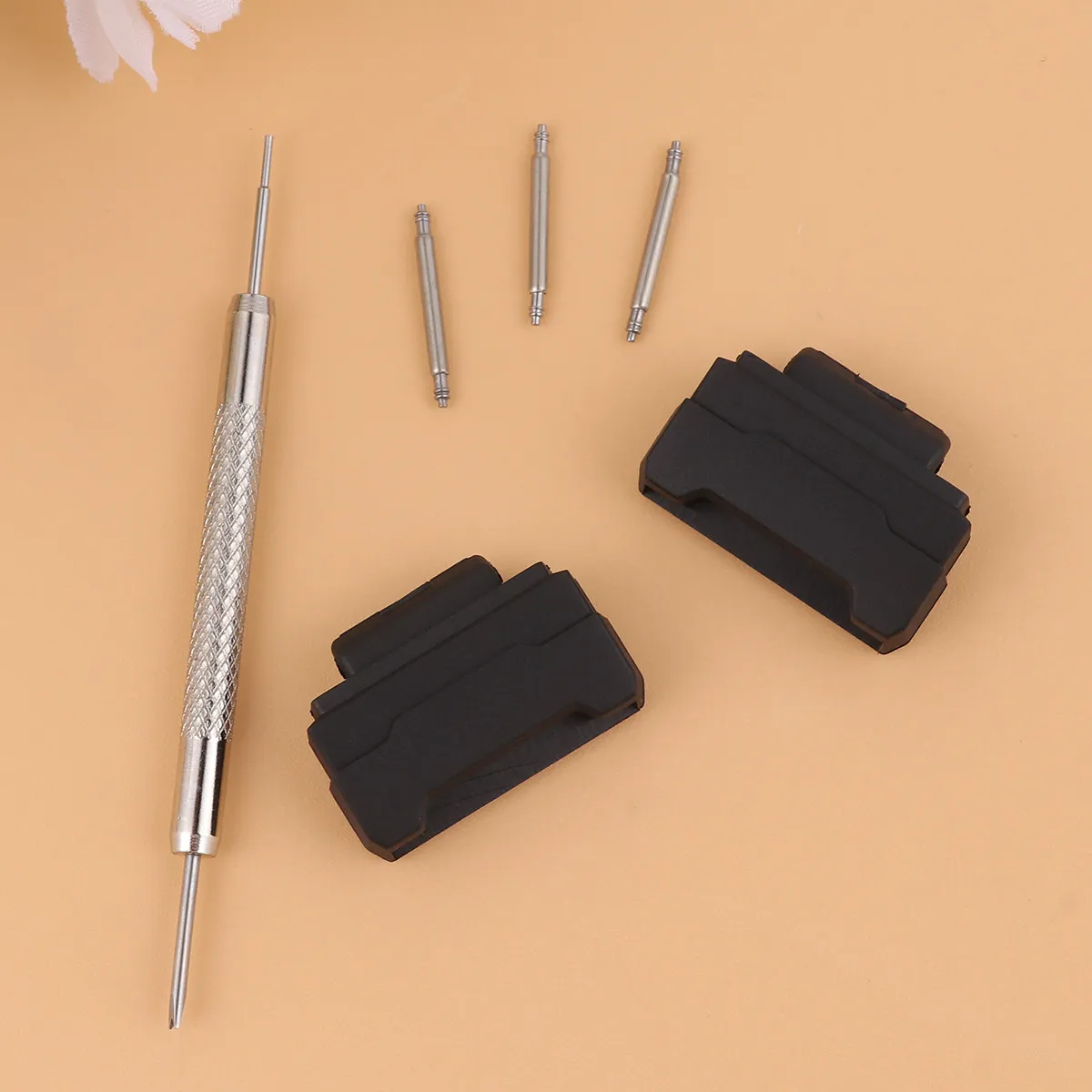 Resin Watch Connector Replacement Band Adapter Smart Watch Compatible with Leather Silicone Stainless Steel Bands Easy Removal