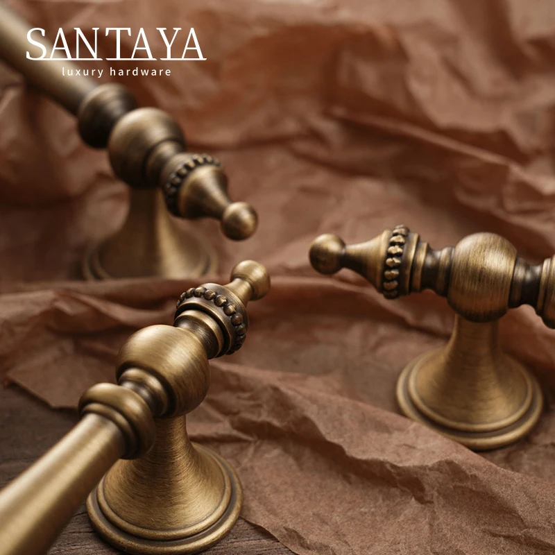 Santaya Bronze Cabinet Handles 30mm Vintage Door Knobs