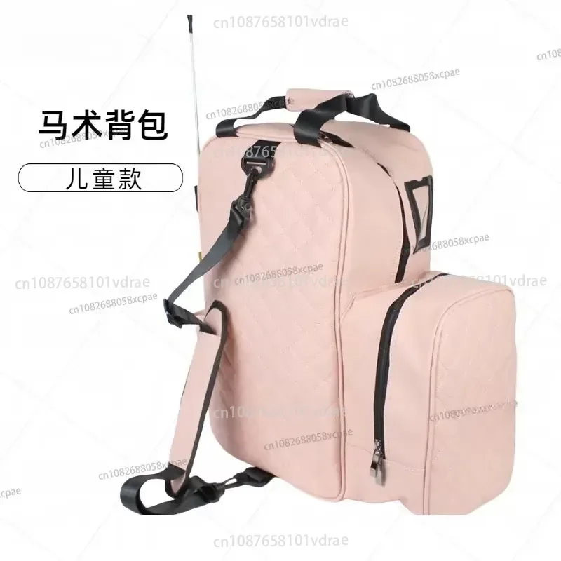 Children's Riding Equipment Bag Knight Boots Helmet Bag Waterproof Adult Men's and Women's Equestrian Backpack Shoulder Bag
