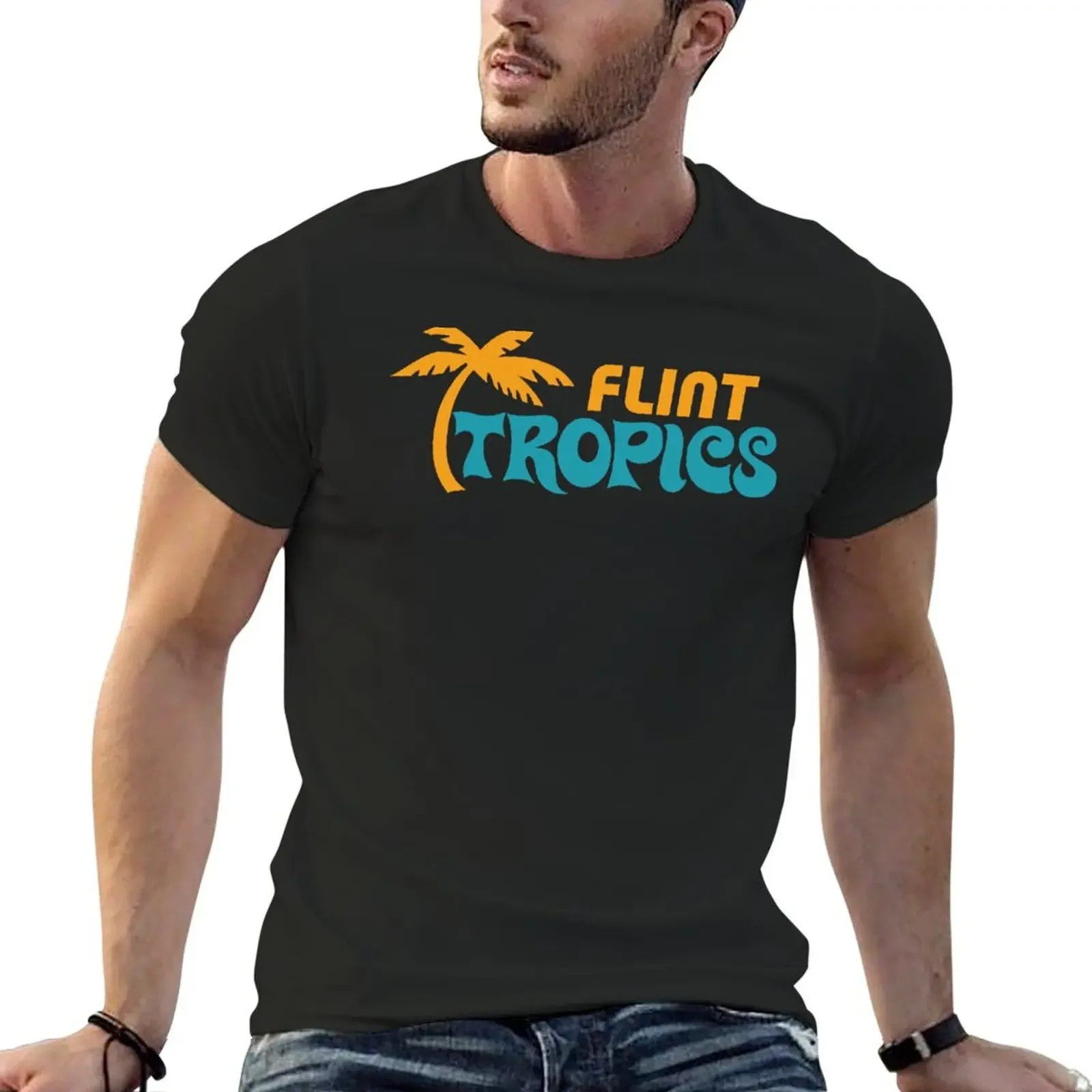 flint tropics T-shirt animal prinfor boys shirts graphic tees oversizeds plus size tops t shirt for men