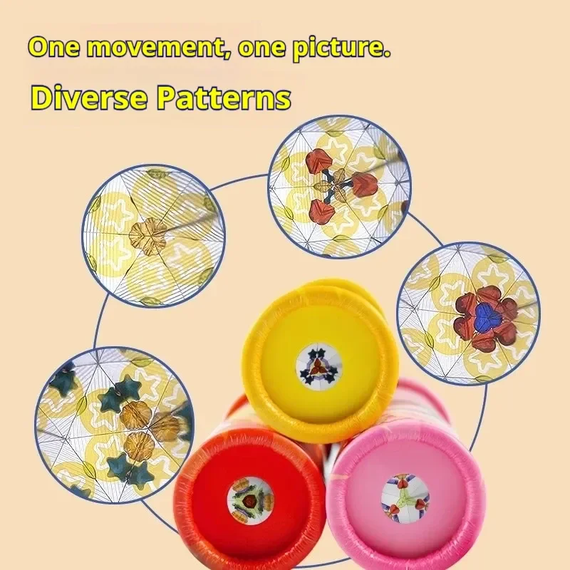 ABS Pikachu Charmander Jigglypuff Telescópio Caleidoscópio Transformável - Experimento Científico Presente de Auxílio de Ensino Educacional