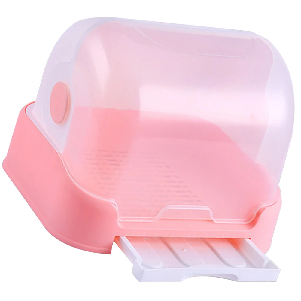 

Baby Bottle Drying Box Lid Water Tray Kitchen Organizer Nursing Bottle Storage Container Durable Practical High Grade PP Plastic