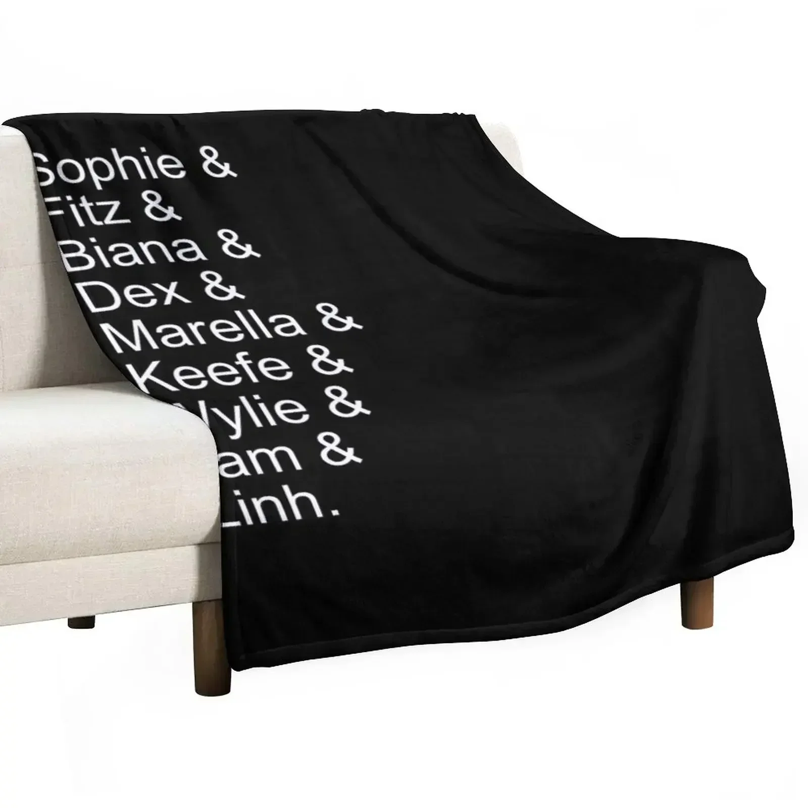 Keeper of the Lost Cities Cast Throw Blanket For Sofa Thin Large Loose Flannel For Baby Giant Sofa Blankets