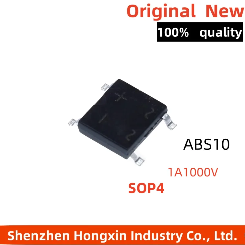 

50PCS ABS10 1A1000V SMD SOP4 Bridge Rectifier Rectifier Bridge Stacks Bridge Stacks