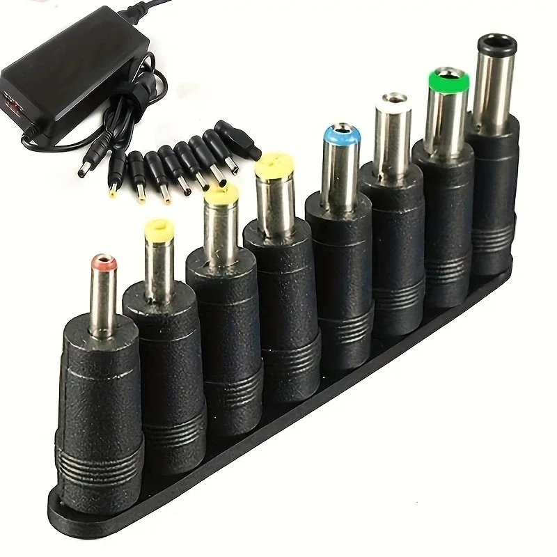 8Pcs AC DC 5.5X 2.1 MM Female Jack Plug Adapter Connectors TO 6.3 6.0 5.5 4.8 4.0 3.5mm 2.5 2.1 1.7 1.35mm Male Power Adaptor