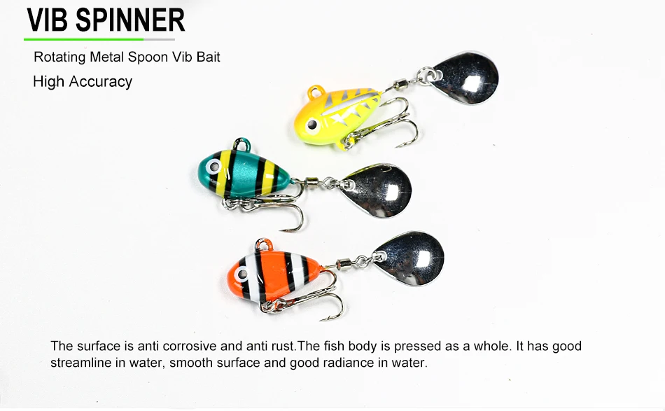 FJORD Spinner Löffel Metall VIB Schwanz Schnelle Einstellung 7g 10,5g 14g Swimbait Angelköder Mini Jig Casting Shore Künstliche Köder – Detail 3