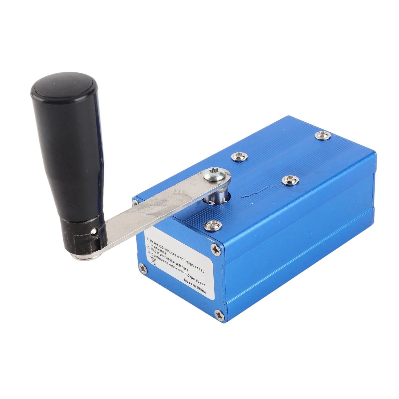 

Hand Crank Generator High Power Phone Charger with COB Light for Emergency Survival