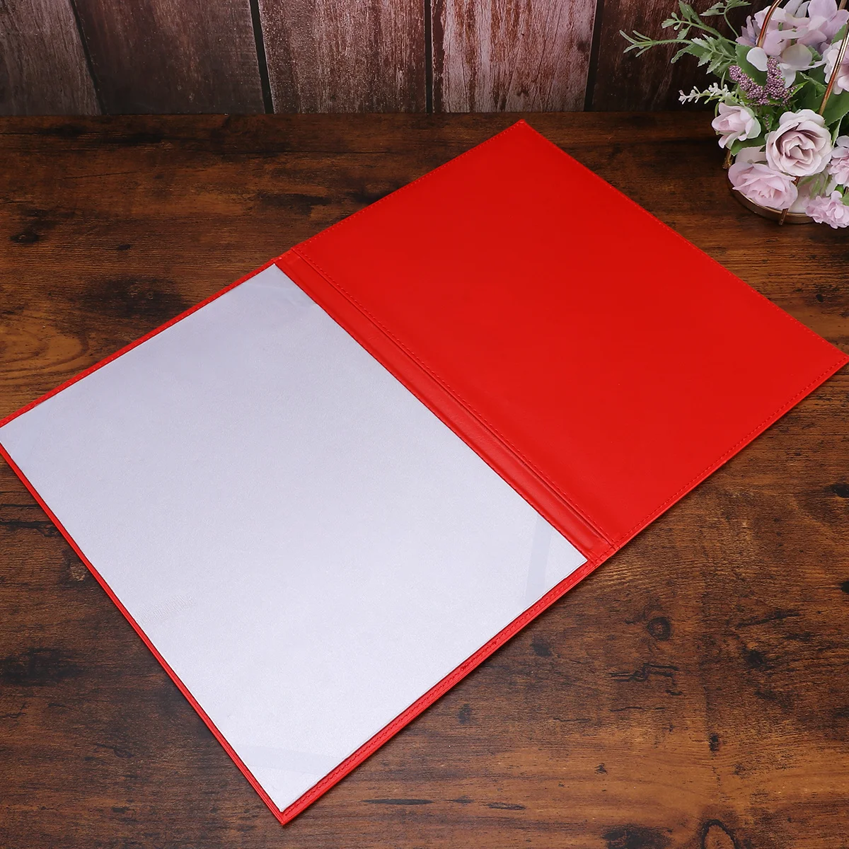 

A4 Certificate Cover Red Padded Folder Protective Case for Diplomas Awards Blank Holder A4 Certificate Cover
