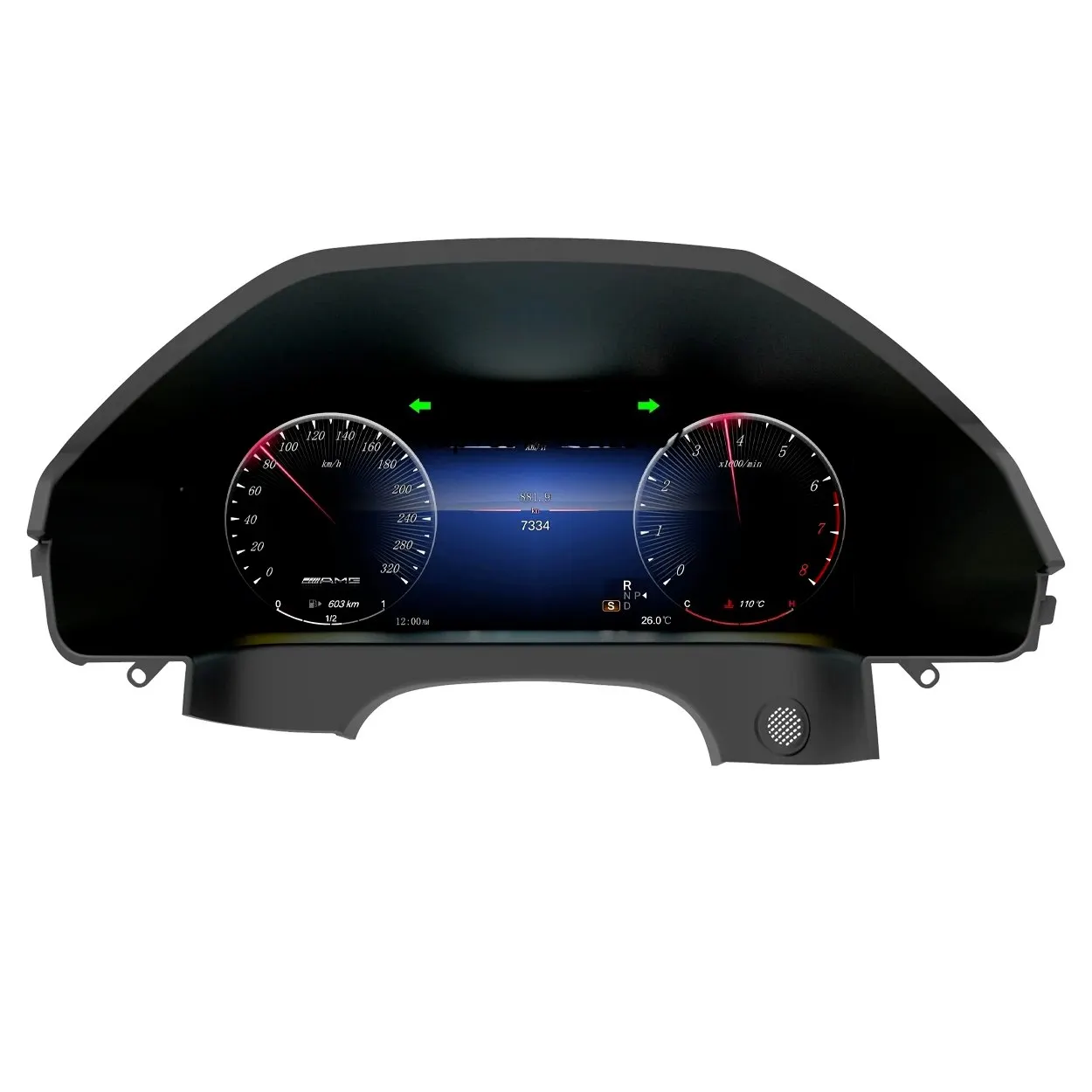 

Popular Interior Digital Panel Dashboard Instrument Cluster LCD Speedometer for W212