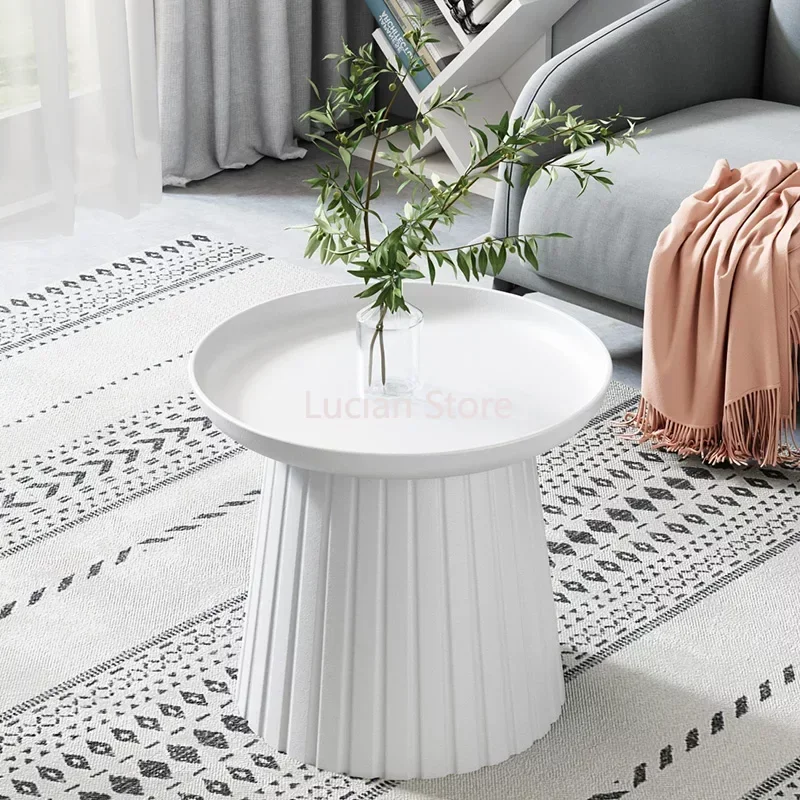 

Funky Floor Coffee Tables Cute White Elegant Round High Design Mobile Nordic Corner Cabeceros House Furniture