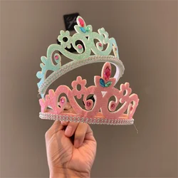 Children Crown Hairband Sparkling Birthday Party Headband Dress Up Gift Kids Cheer Festival Hair Hoop Boutique Hair Accessories