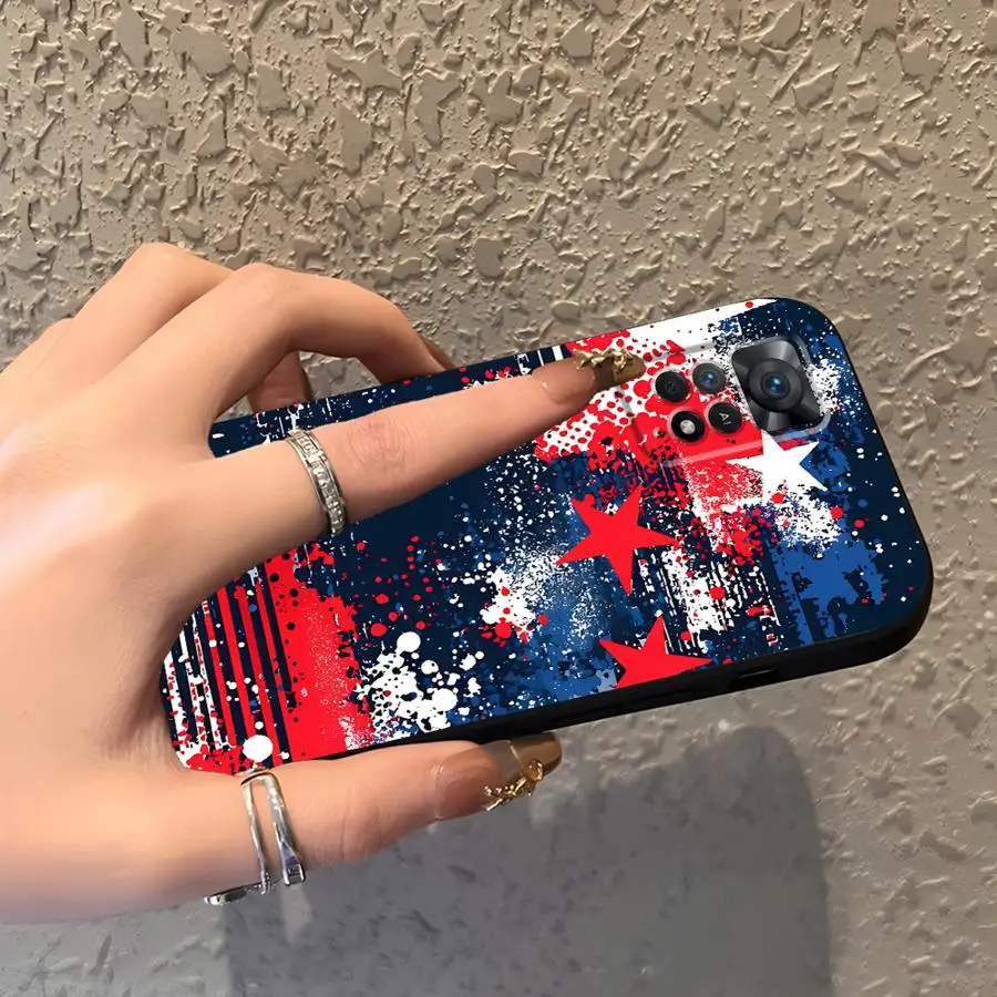 Flowing Stars Stripes Case for Xiaomi Redmi Note 15 13 14 Pro Plus 12 11 12C 13C A4 10 K80 14C A5 A7 Pro 9 8 Phone Cover K40 A1 view 2
