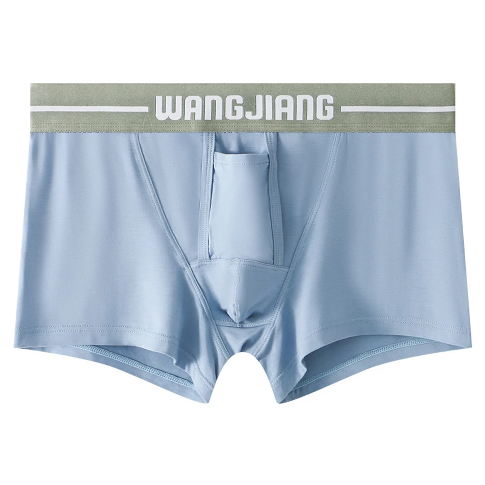 

Mens Cotton Boxer Briefs Separate Pouch Scrotum Support U Pouch Underwear Breathable Anti Moisture Testicle Lift Underpants