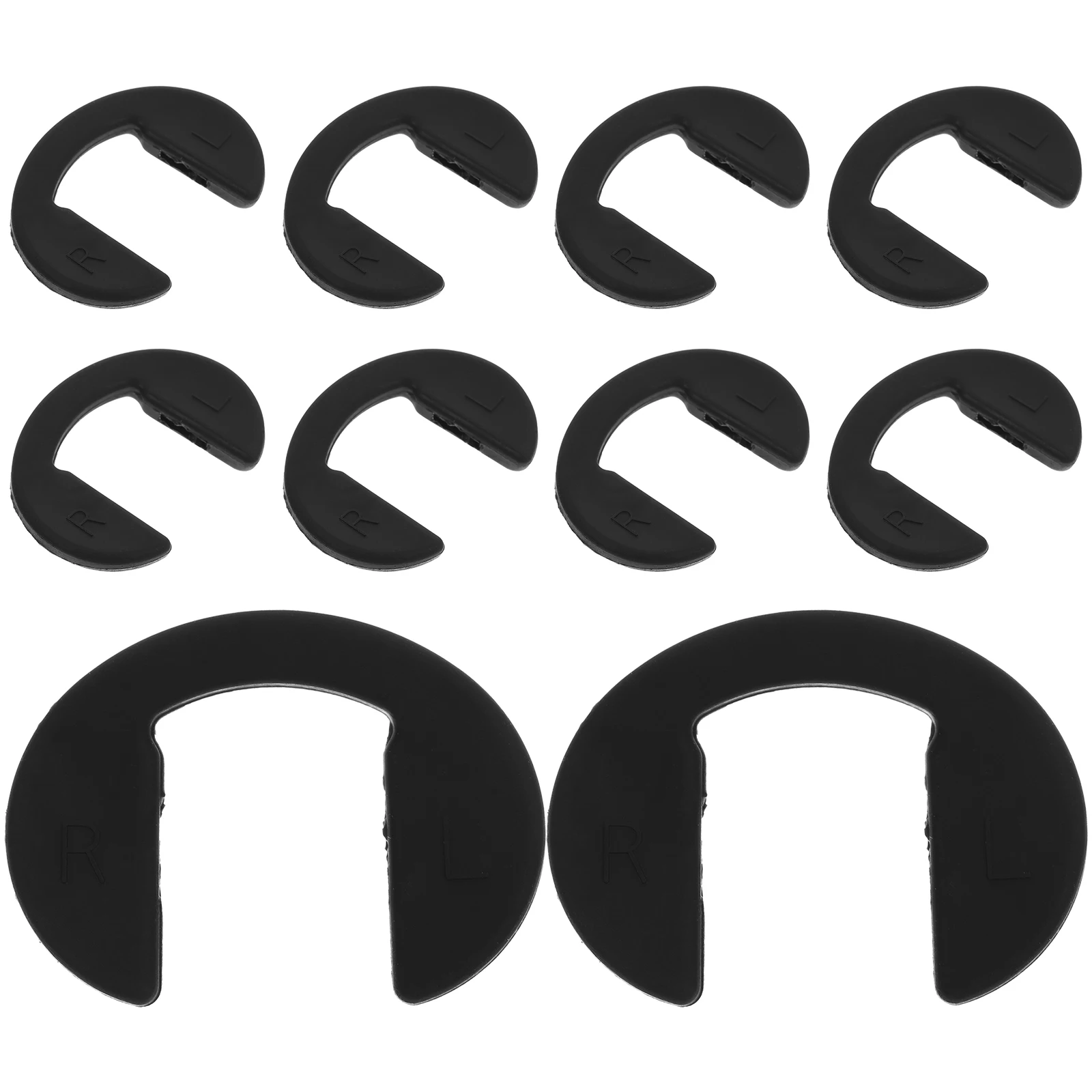 

10pcs Glasses Nose Pads Silicone Cushions for Eyeglasses Accessories Non Slip Nose Grips Pad Bridge Fits Frames