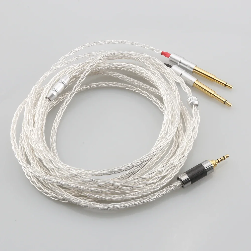 High Quality OCC Silver Plated HiFi Cable with 2.5mm Trrs Balanced Male for MEZE99 Classics 99neo NEO NOIR