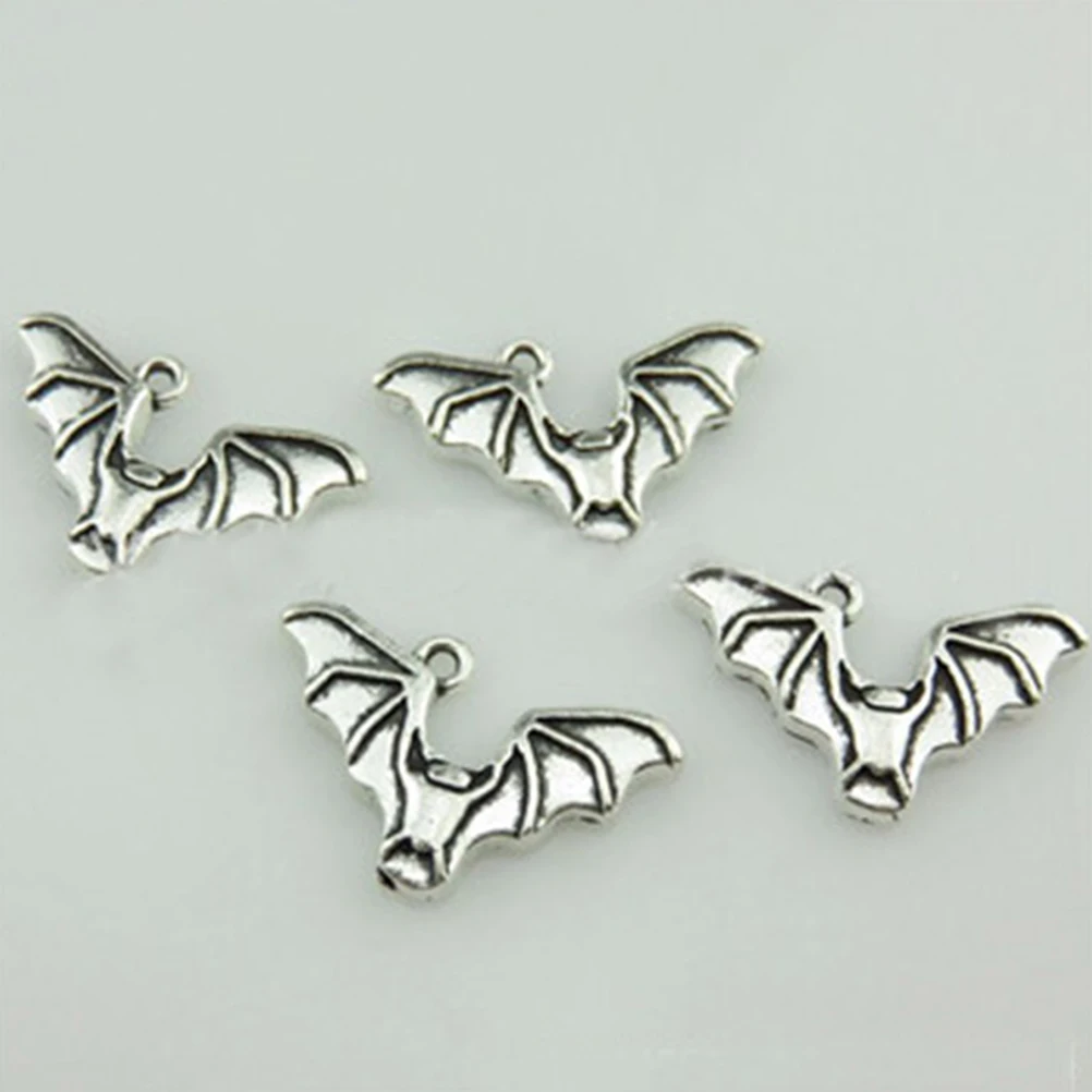

70 PC Bat Pendant Jewelry Mini Bats Pendants Shape Alloy Set of Necklace for DIY Accessories