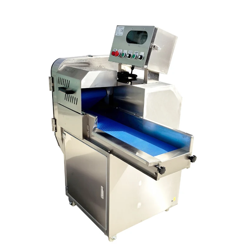 

Large Vege Cutting Machine, Conveyor Belt Width 20cm Customizable Vege Slicing Shredding And Sectioning Machine