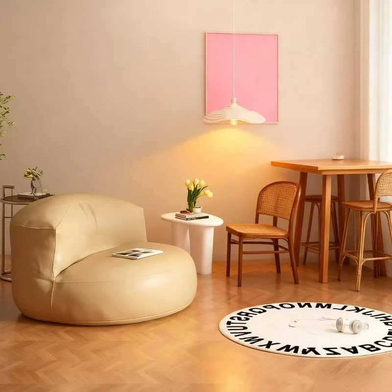 */*Nordic Black Lazy Bean Bag Sofa Designer European Individual Lounges Lazy Bean Bag Sofa Boneless Divano Soggiorno Home Furnit