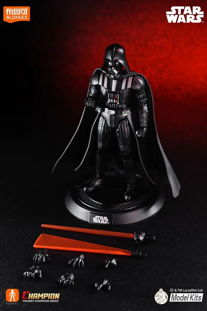 New Blokees Star Wars Darth Vader Imperial Stormtrooper Champion Class Mandalorian Action Figure Assembly Model Collectible Toys
