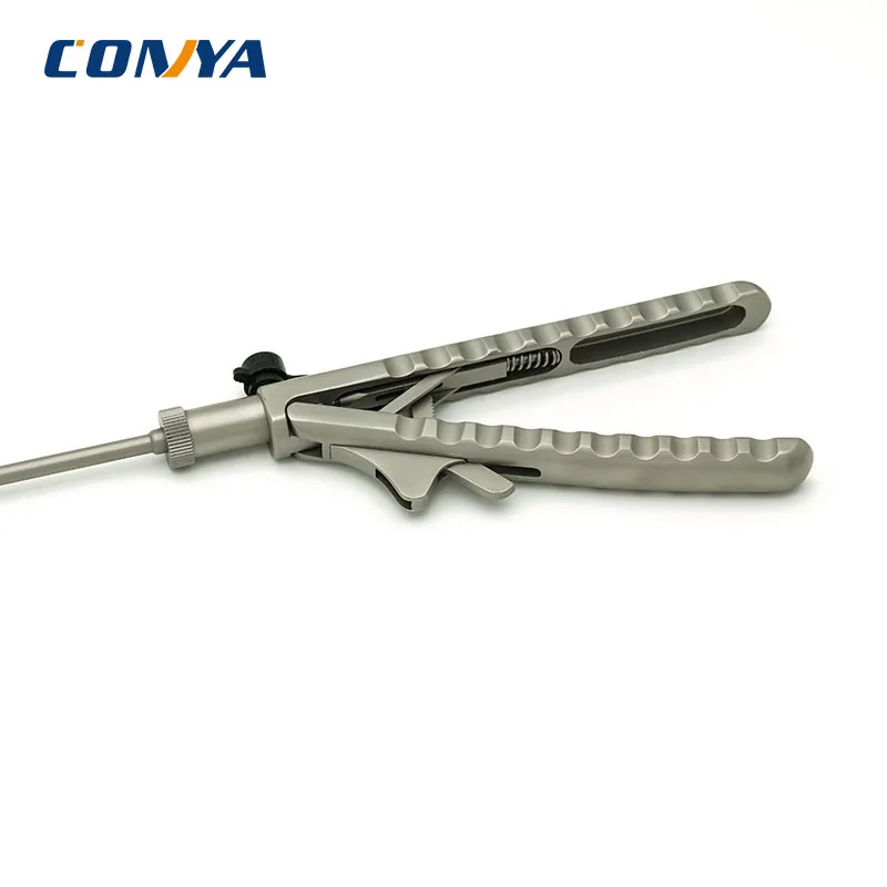 Laparoscopic Needle Holder V Type 5X330mm Laparoscopy,Reusable Needle Holder