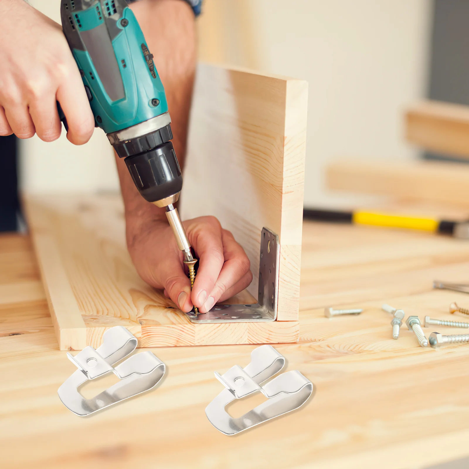 10 шт., зажим для ремня с крючком для ключей, сверхмощный, вместимость 50 кг, компактный, легкий, крючок для электроинструмента для сумки-кошелька