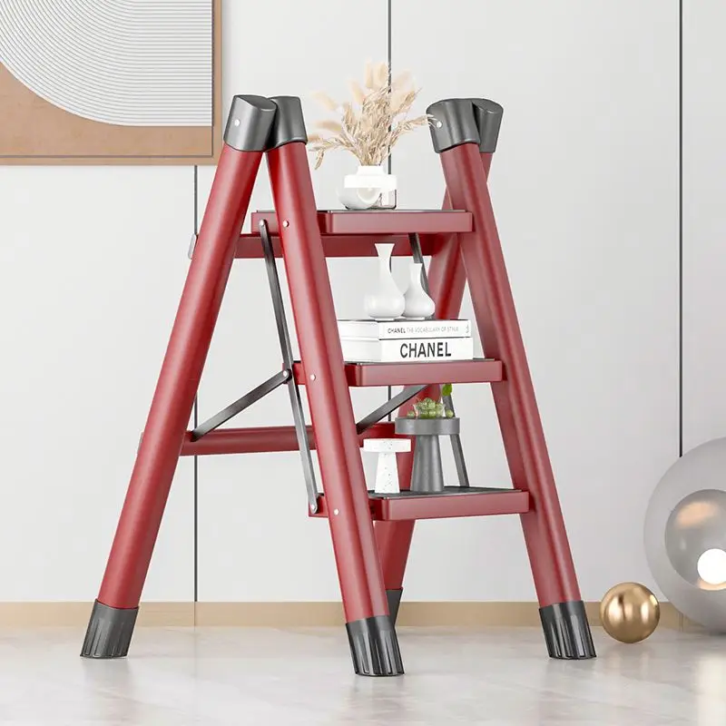 custom.Heavy-Duty Modern Telescopic Metal Folding Loft Ladder Retractable Staircase Outdoor Home Duplex Warehouse Gym