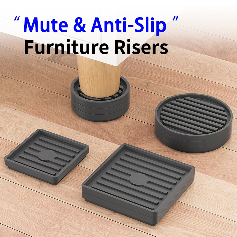 Furniture Anti-Slip Pads: For Furniture, Cabinet, Table & Chair, Sofa, Household Sundry Rack Feet, And Adjustable Foot Pads