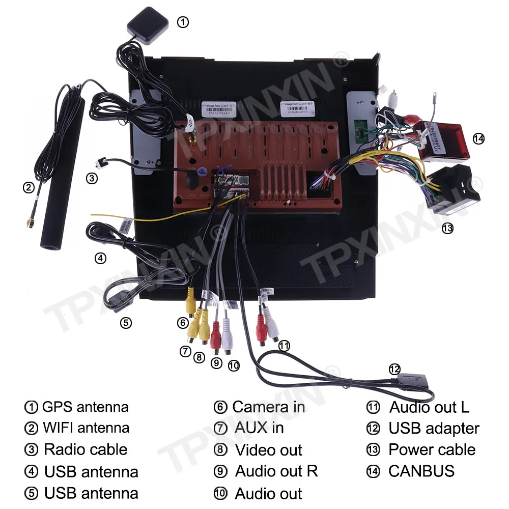 Auto Android 14 Carplay GPS Navigation For Volkswagen Phaeton 2008-2013 Car Radio Stereo Multimedia Player 12.1 Inches Head Unit