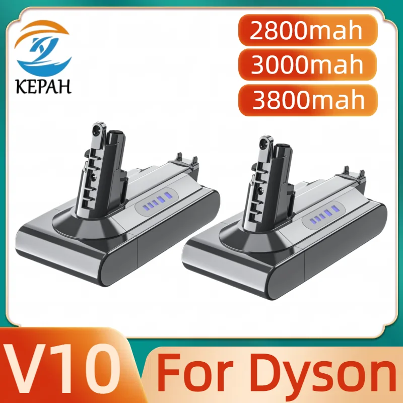 2025 For Dyson V10 12.8mAh 25.2V Battery for Dyson SV12 Battery Absolute Animal Li-ion Vacuum Cleaner Rechargeable BATTERY SV12