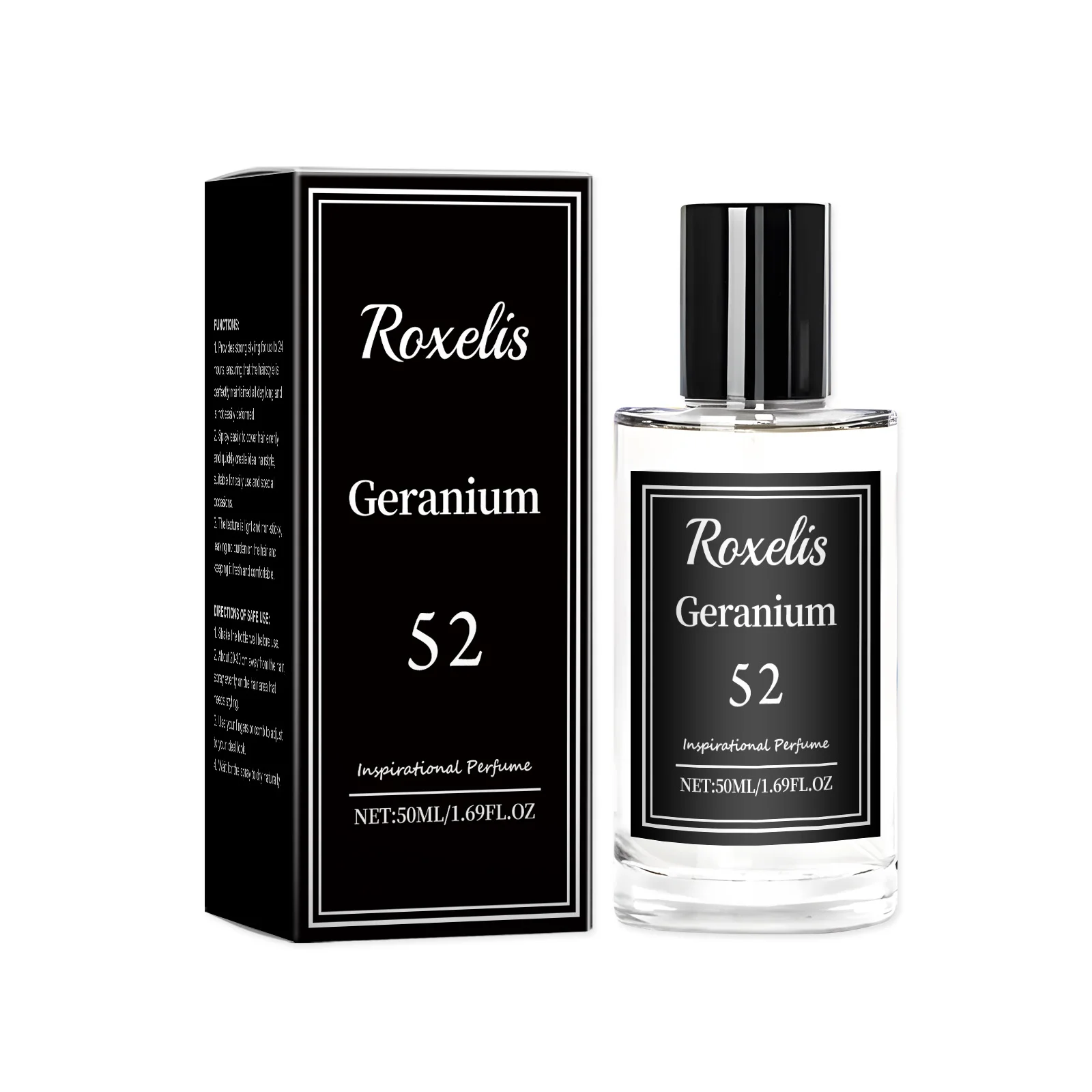 Roxelis geranium eau de cologne för män elegant blomdoft_voghion.com