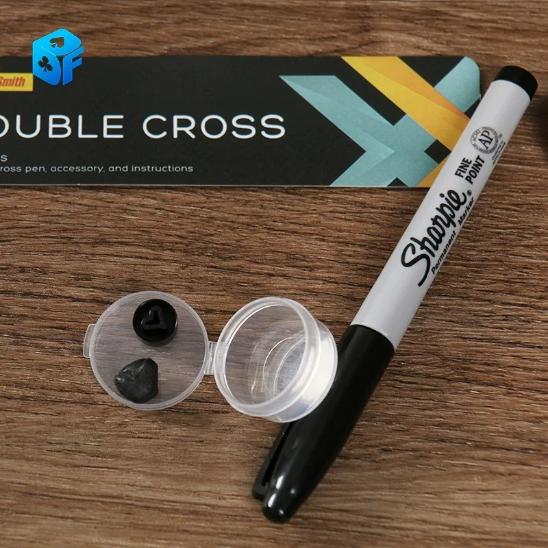 Double Cross By Mark Southworth (1 X Stamper + 1 Heart Stamper) Magic Trick Magician Close Up Illusion Magia Mentalism Gimmick