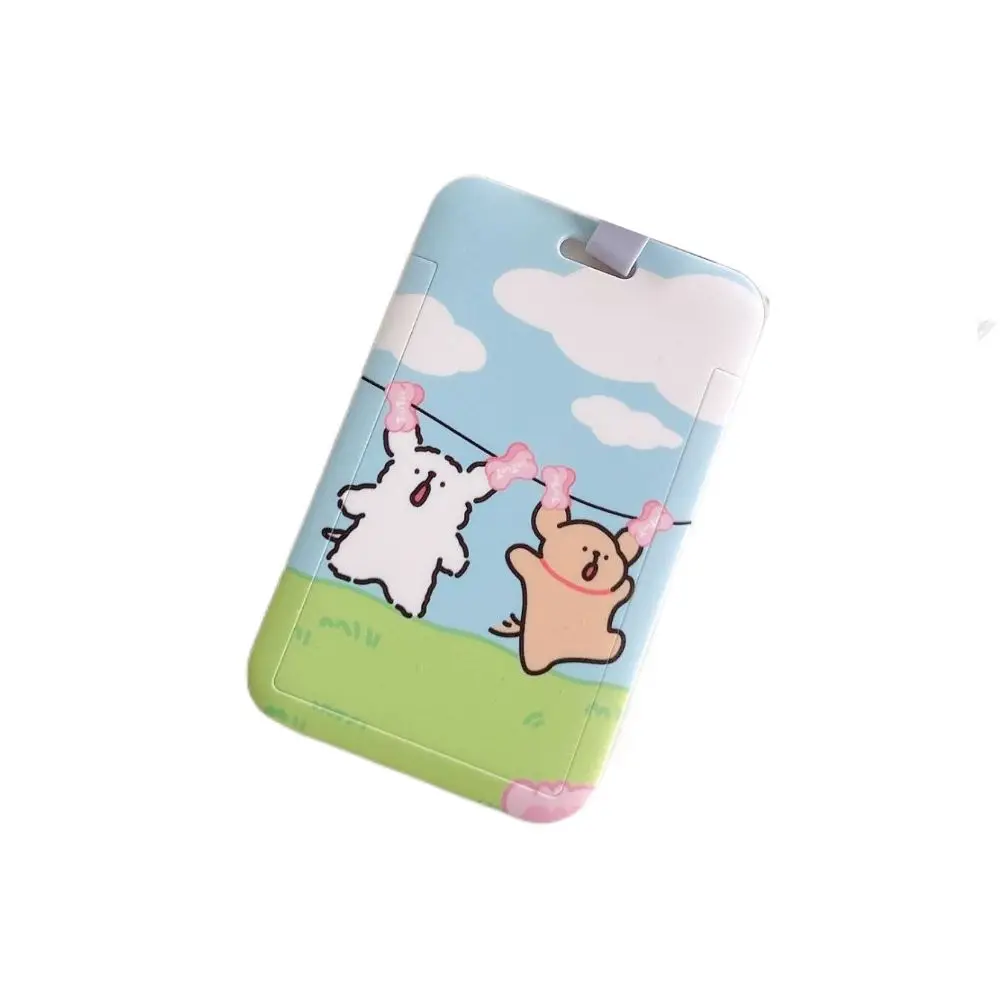 Protection Case Animal Photo Card Holder 3 Inch Stationery Line Dog 3 Inch Photo Card Bag Cute Creative Anti-lost Bus Card Case