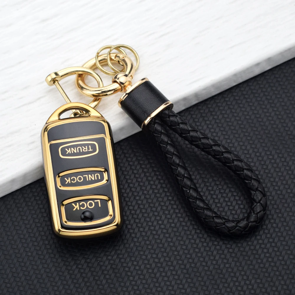 3 Buttons TPU Remote Car Key Fob for Mitsubishi Eclipse Endeavor Lancer Montero Sport Outlander Protector Cover