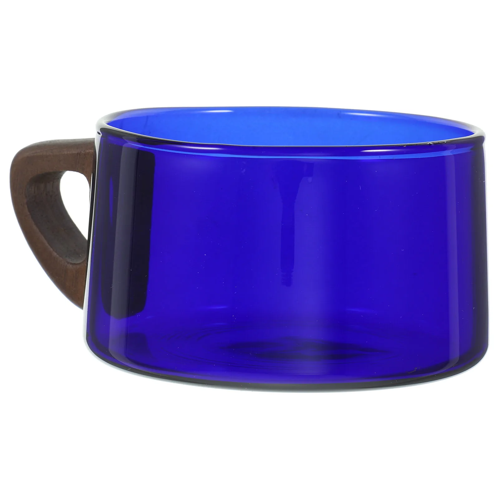 

1 Large Capacity Glass Coffee Cup Handle Multi-Function Drinkware For Tea Milk Juice Wine Household Office Use Transparent Mug