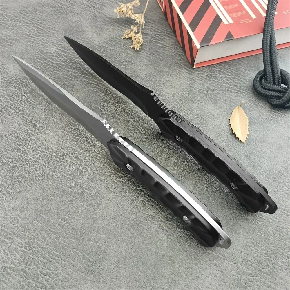 Model K603 Hunting Fixed Blade Knife 5Cr13Mov Blade Aluminum Handle Rescue Survival Knives Jungle Tactical Tool with Sheath