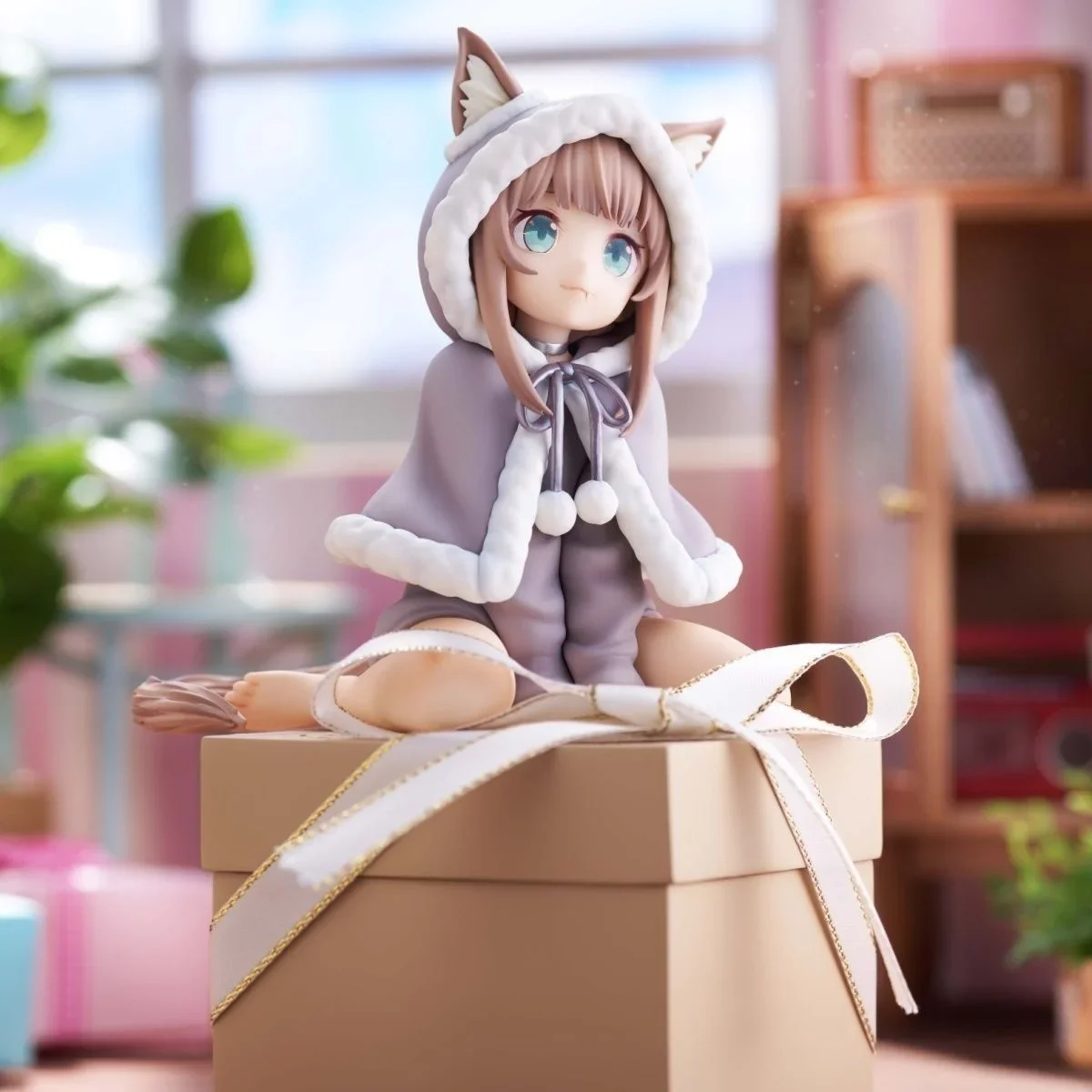 

Anime Character My Cat Is A Cute Girl Christmas Outfit Cute Girl Car Desktop Ornament Small Figurines & Miniatures Home Craft
