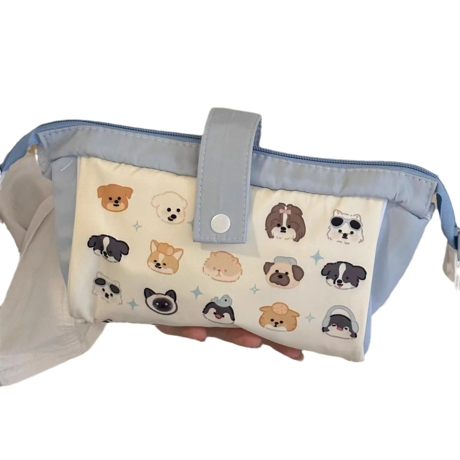 Japanese-Style Instagram-Inspired Large Capacity Dog-Shaped Pencil Case for Junior And Senior High School Students Simple Design