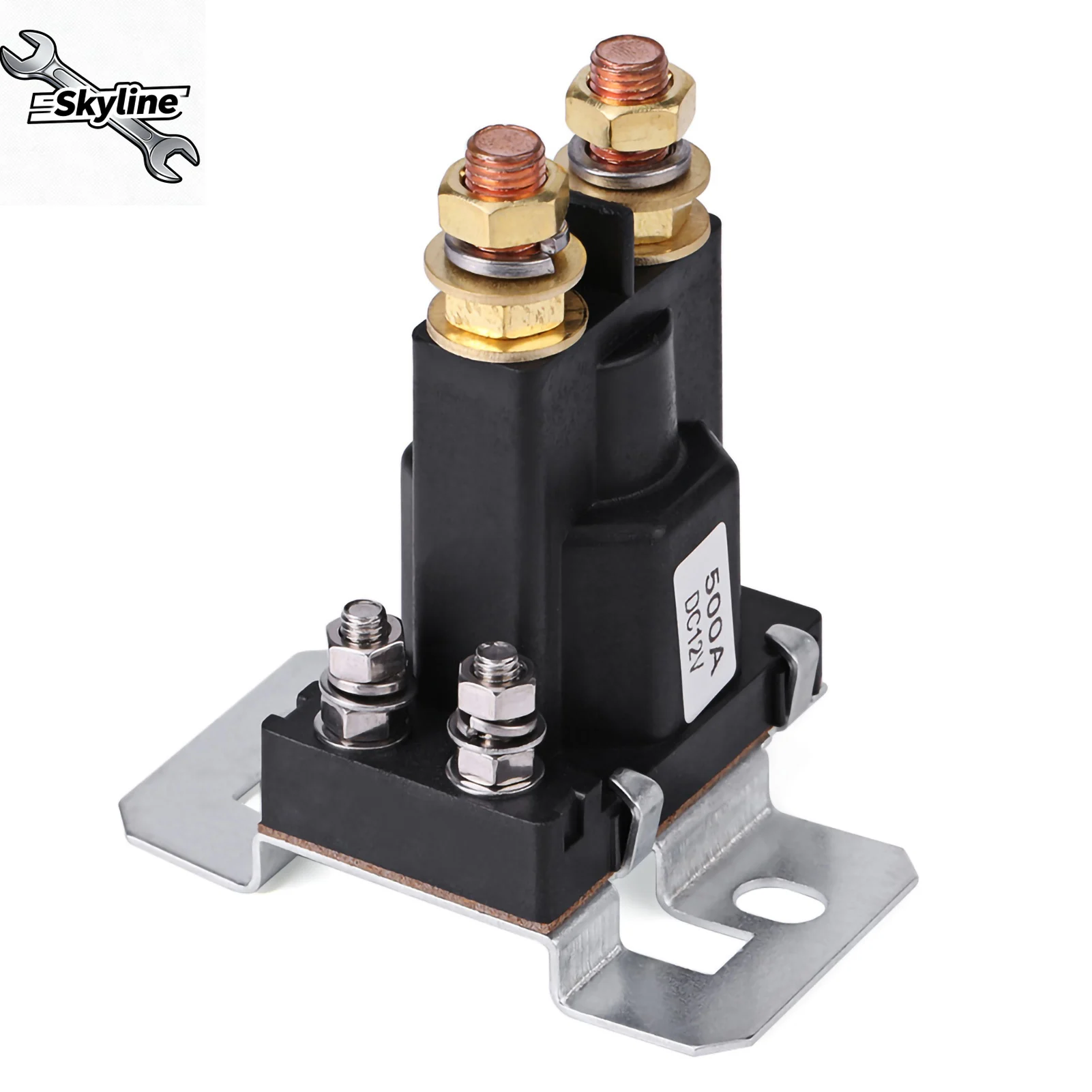 Heavy Current Relay High Current Starter Relay 500A DC 12V SPST Auto Start Contactor