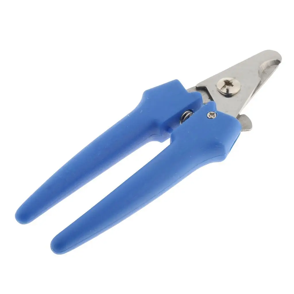 Pig Tail Cut Pliers Premium Metal Plastic Blue Ergonomic Design Tail Cutting Pliers for Barn Livestock Grooming