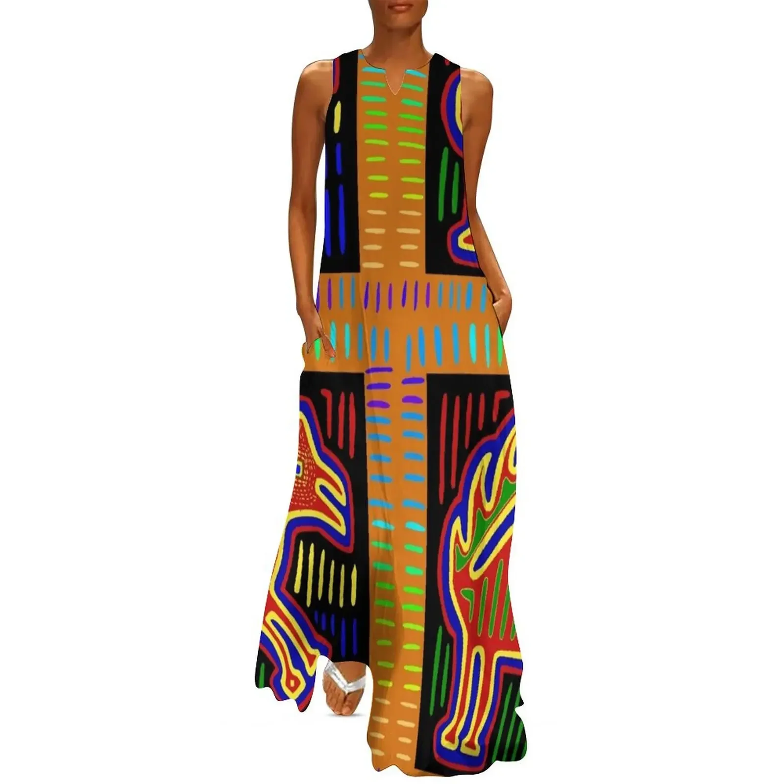 

Kuna Indian Caballo Long Dress Women dresses summer fairy dress dresses for women 2025 luxury designer party Long dresses Dress