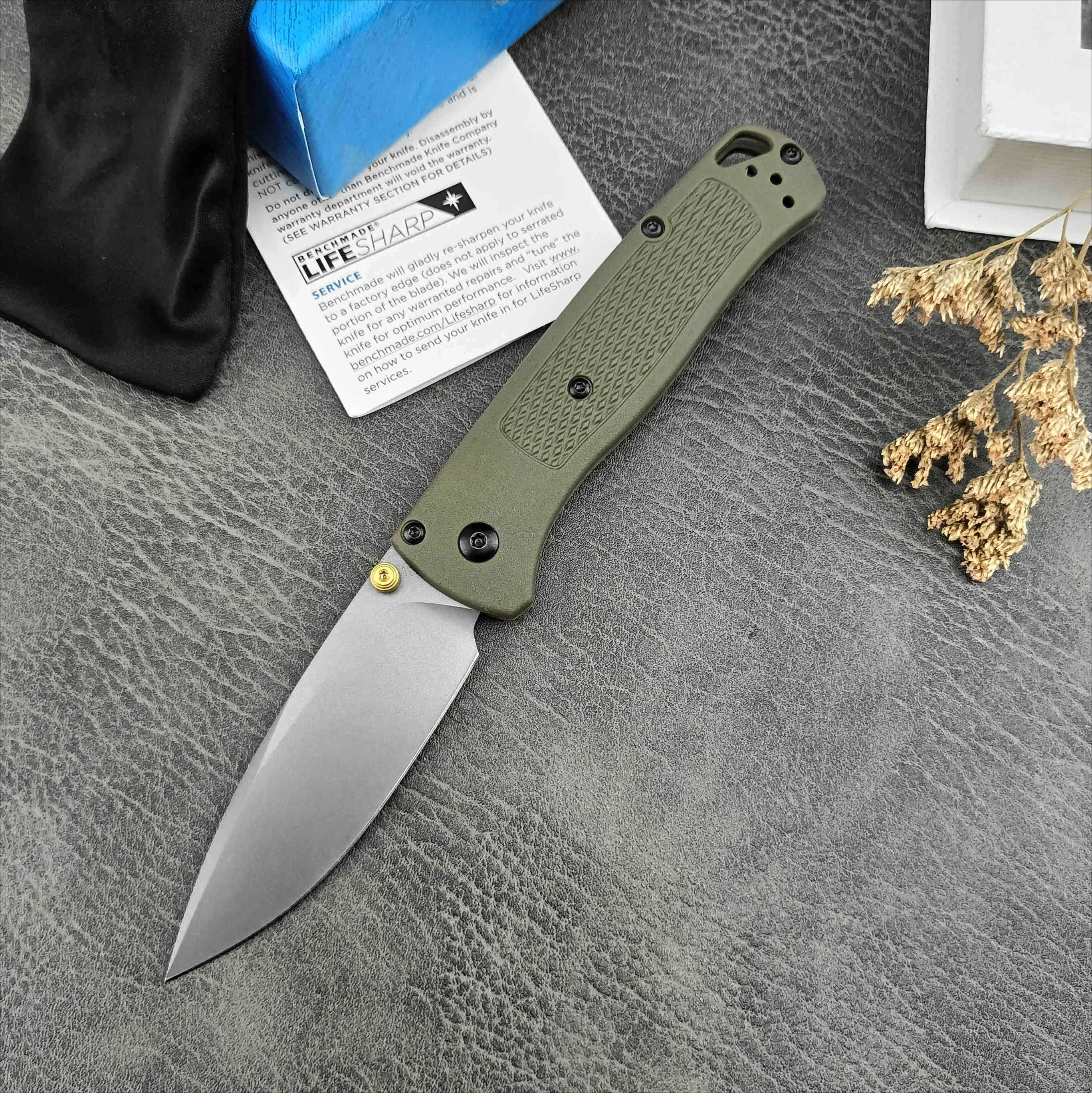 BM 535 Pocket folding knife 440C steel blade outdoor camping portable multi-purpose portable EDC pocket knife men's gift