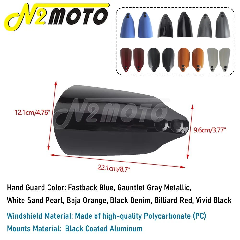 Motorcyle Handlebar Protection Wind Hand Guard For Harley Sportster Sport XL 1200S 1200C 883C 883R Hugger XLH 883 1200 1996-2003