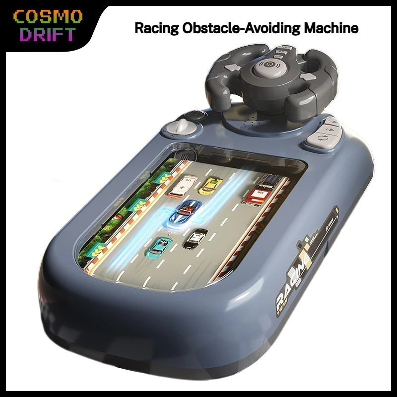 Kids Racing Adventure Challenge Simulation Driving Game Console Educational Desktop Car Toy for Boys and Girls Gift